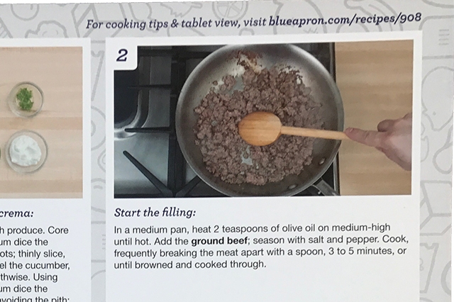 Blue Apron Recipe